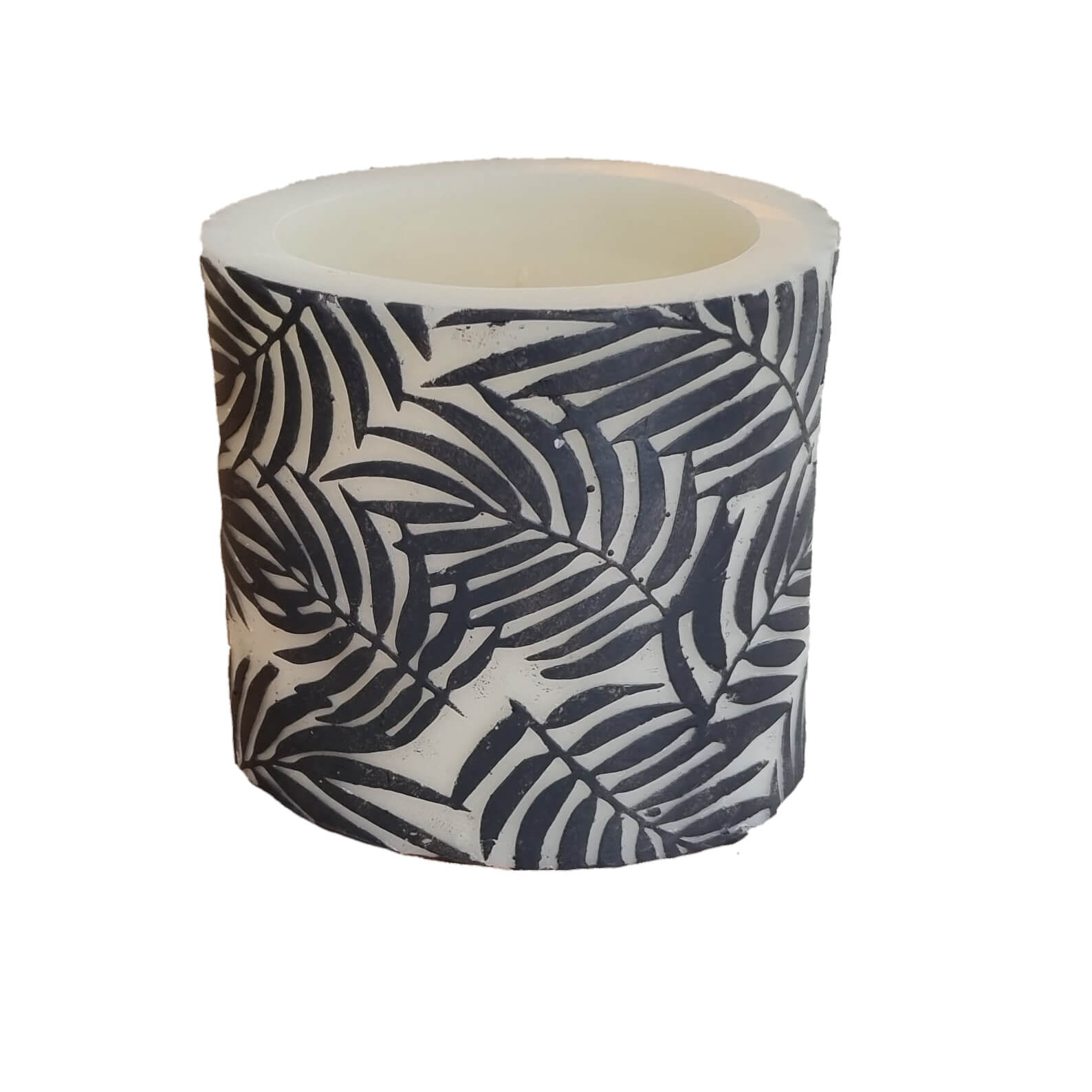 Palm 4" recessed pillar charcoal
